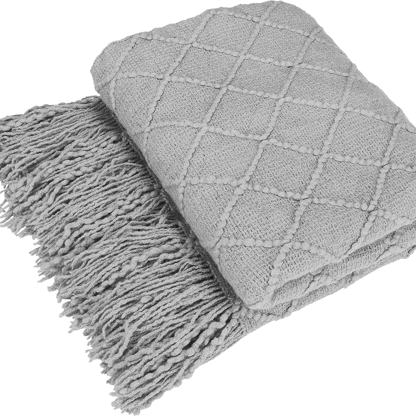 Manta de punto tejida