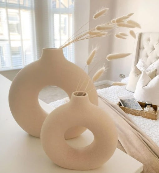 Set de Jarrón Nórdico Blanco