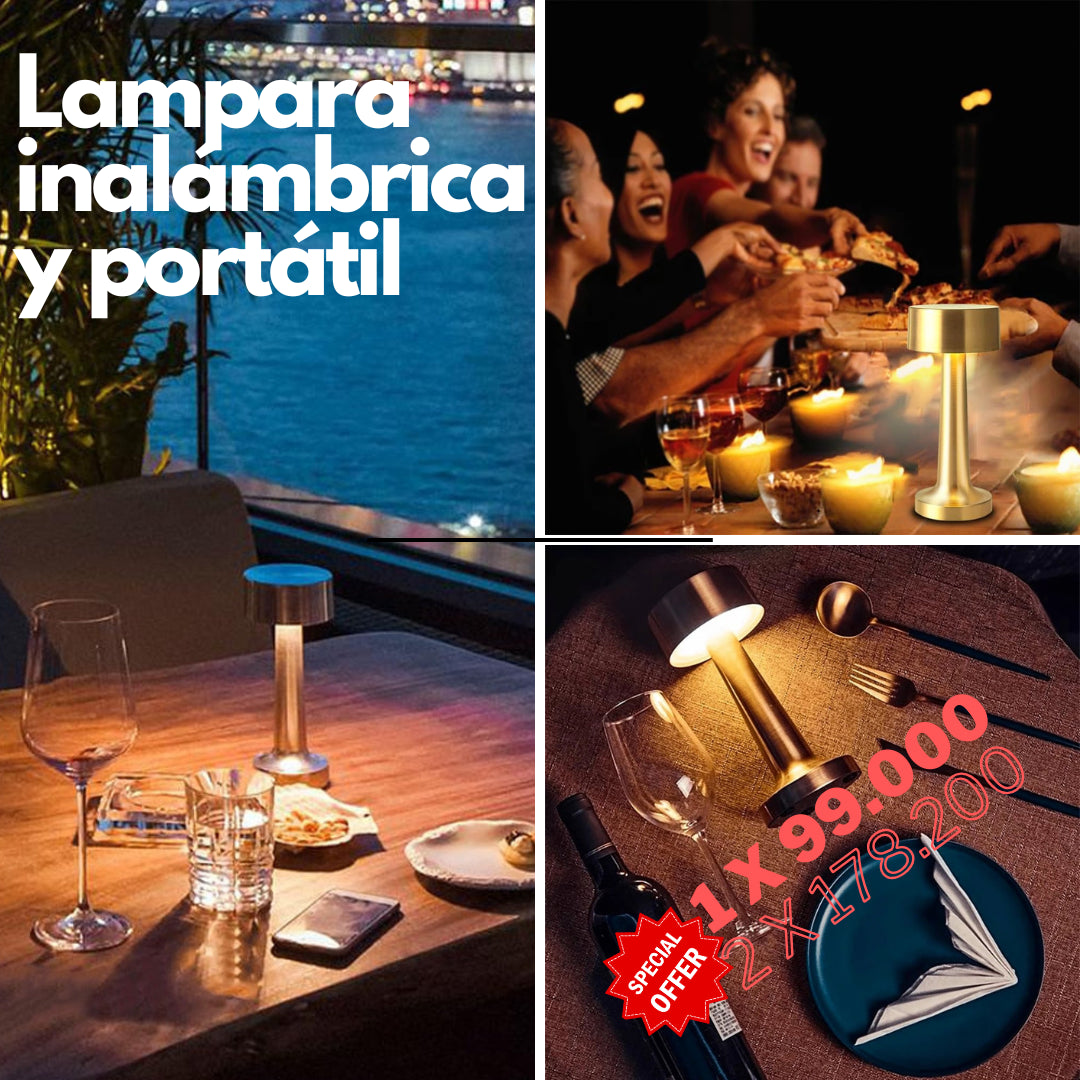 Lámpara Inalámbrica Plana